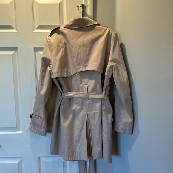 Sam Edelman Tan Trench Coat Sz XL - Picture 4 of 5